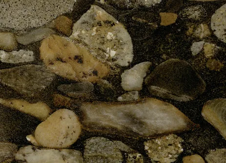 black mosaic gold